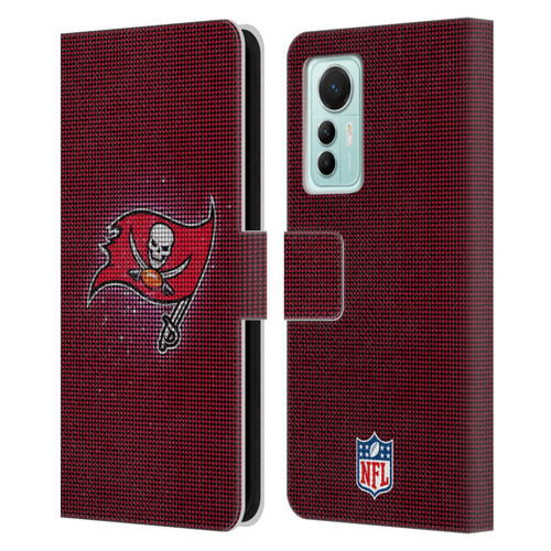 NFL Tampa Bay Buccaneers Artwork LED Leather Book Wallet Case Cover For Xiaomi 12 Lite