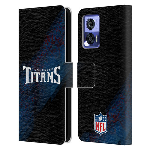 NFL Tennessee Titans Logo Blur Leather Book Wallet Case Cover For Motorola Edge 30 Neo 5G