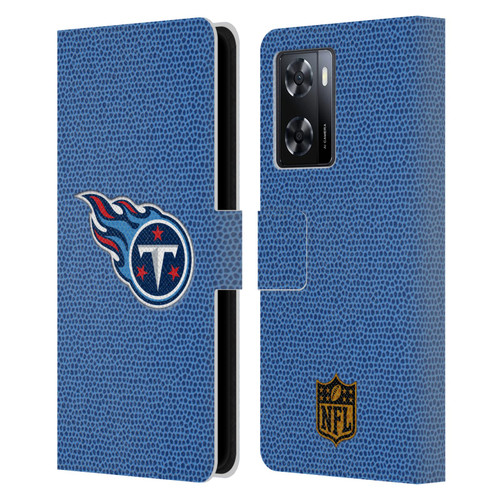 NFL Tennessee Titans Logo Football Leather Book Wallet Case Cover For OPPO A57s