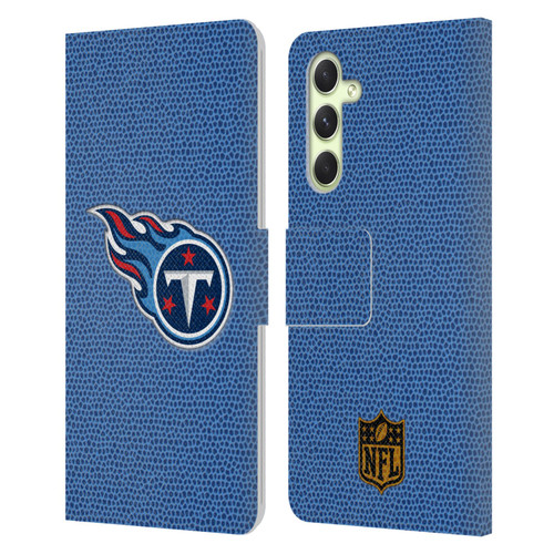 NFL Tennessee Titans Logo Football Leather Book Wallet Case Cover For Samsung Galaxy A54 5G