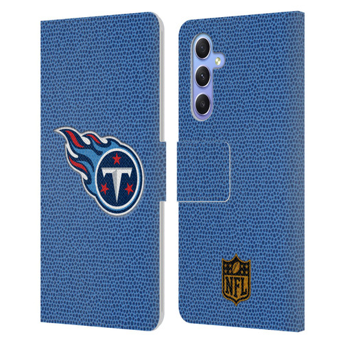 NFL Tennessee Titans Logo Football Leather Book Wallet Case Cover For Samsung Galaxy A34 5G