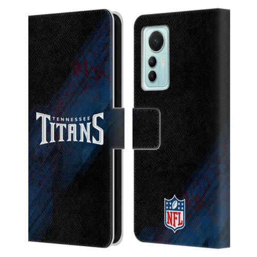 NFL Tennessee Titans Logo Blur Leather Book Wallet Case Cover For Xiaomi 12 Lite