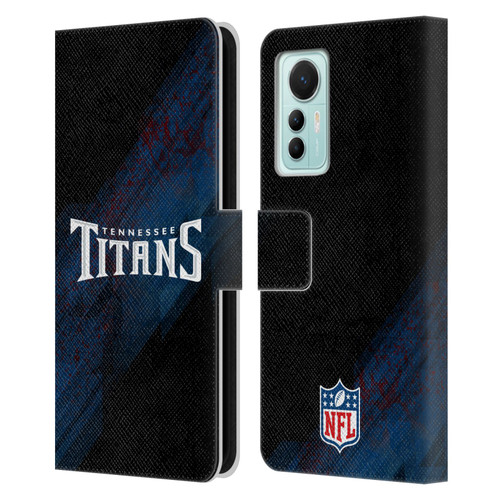 NFL Tennessee Titans Logo Blur Leather Book Wallet Case Cover For Xiaomi 12 Lite