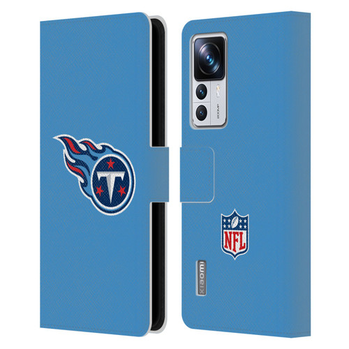 NFL Tennessee Titans Logo Plain Leather Book Wallet Case Cover For Xiaomi 12T Pro