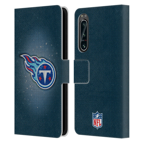 NFL Tennessee Titans Artwork LED Leather Book Wallet Case Cover For Sony Xperia 5 IV
