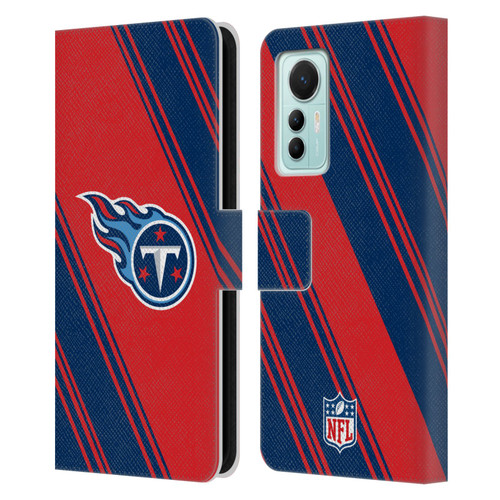 NFL Tennessee Titans Artwork Stripes Leather Book Wallet Case Cover For Xiaomi 12 Lite