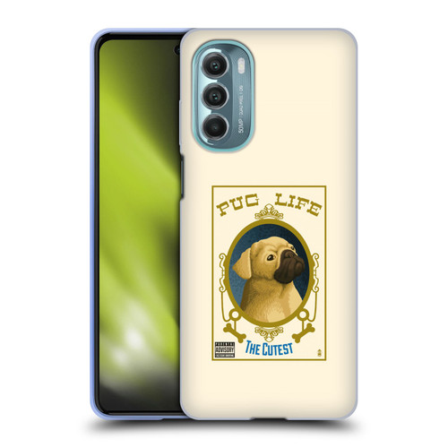 Lantern Press Dog Collection Pug Life Soft Gel Case for Motorola Moto G Stylus 5G (2022)