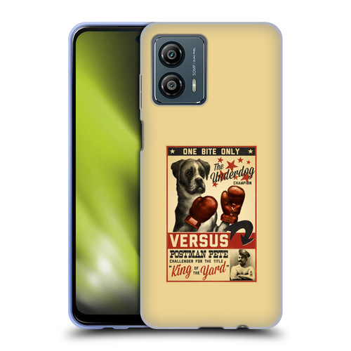 Lantern Press Dog Collection Versus Soft Gel Case for Motorola Moto G53 5G