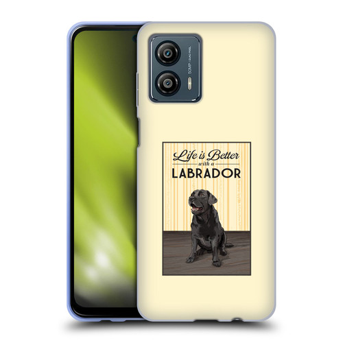 Lantern Press Dog Collection Labrador Soft Gel Case for Motorola Moto G53 5G