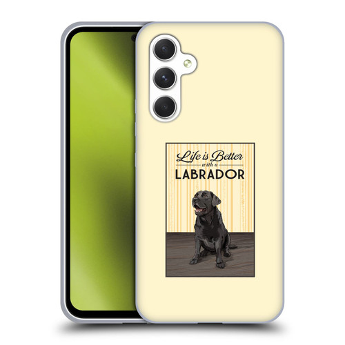 Lantern Press Dog Collection Labrador Soft Gel Case for Samsung Galaxy A54 5G
