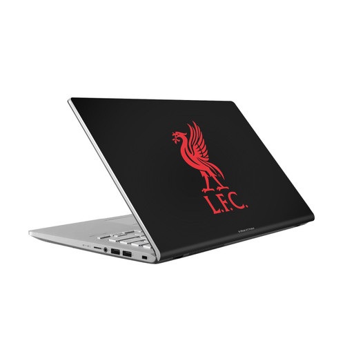 Liverpool Football Club Art Liver Bird Red On Black Vinyl Sticker Skin Decal Cover for Asus Vivobook 14 X409FA-EK555T
