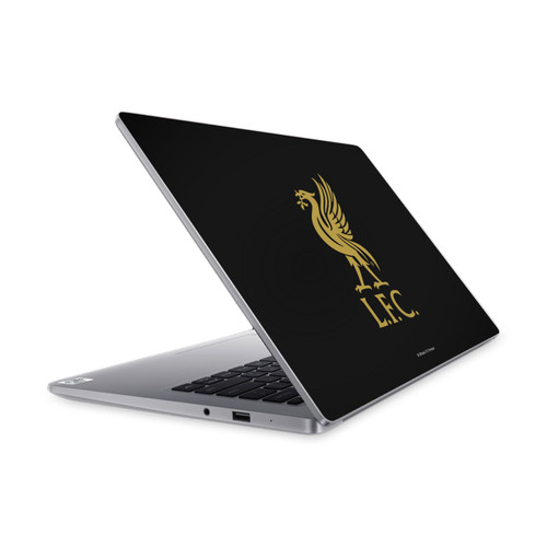 Liverpool Football Club Art Liver Bird Gold On Black Vinyl Sticker Skin Decal Cover for Xiaomi Mi NoteBook 14 (2020)