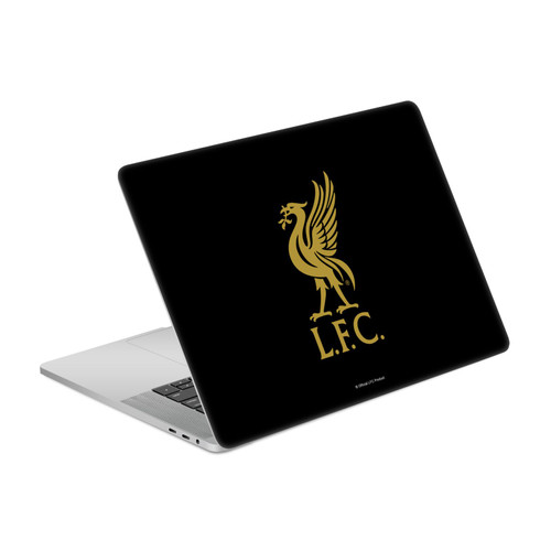 Liverpool Football Club Art Liver Bird Gold On Black Vinyl Sticker Skin Decal Cover for Apple MacBook Pro 15.4" A1707/A1990
