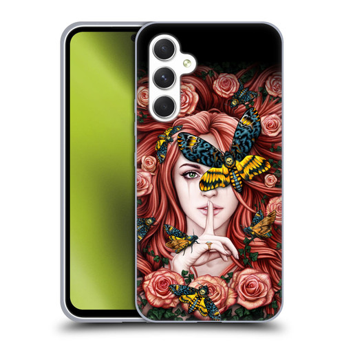 Sarah Richter Fantasy Silent Girl With Red Hair Soft Gel Case for Samsung Galaxy A54 5G
