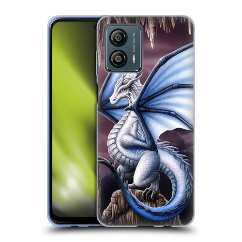 Sarah Richter Fantasy Creatures Blue Dragon Soft Gel Case for Motorola Moto G53 5G