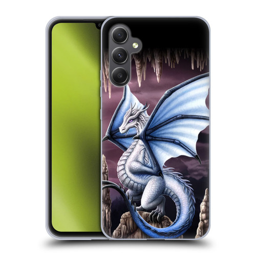 Sarah Richter Fantasy Creatures Blue Dragon Soft Gel Case for Samsung Galaxy A34 5G