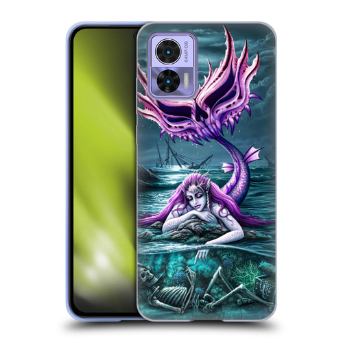 Sarah Richter Gothic Mermaid With Skeleton Pirate Soft Gel Case for Motorola Edge 30 Neo 5G