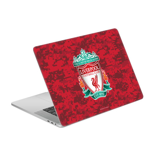 Liverpool Football Club Art Crest Red Mosaic Vinyl Sticker Skin Decal Cover for Apple MacBook Pro 15.4" A1707/A1990