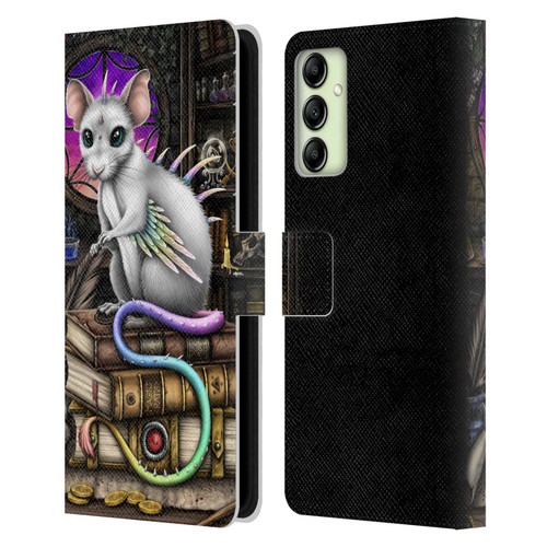 Sarah Richter Animals Alchemy Magic Rat Leather Book Wallet Case Cover For Samsung Galaxy A14 5G