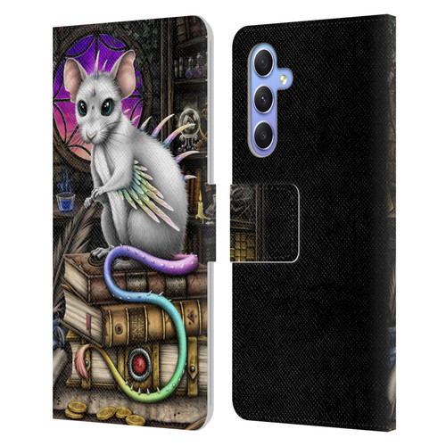 Sarah Richter Animals Alchemy Magic Rat Leather Book Wallet Case Cover For Samsung Galaxy A34 5G
