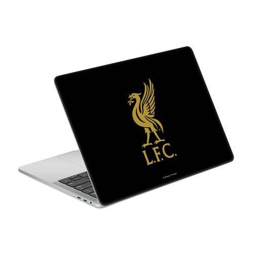 Liverpool Football Club Art Liver Bird Gold On Black Vinyl Sticker Skin Decal Cover for Apple MacBook Pro 13.3" A1708