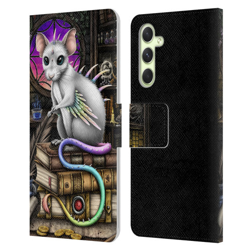 Sarah Richter Animals Alchemy Magic Rat Leather Book Wallet Case Cover For Samsung Galaxy A54 5G