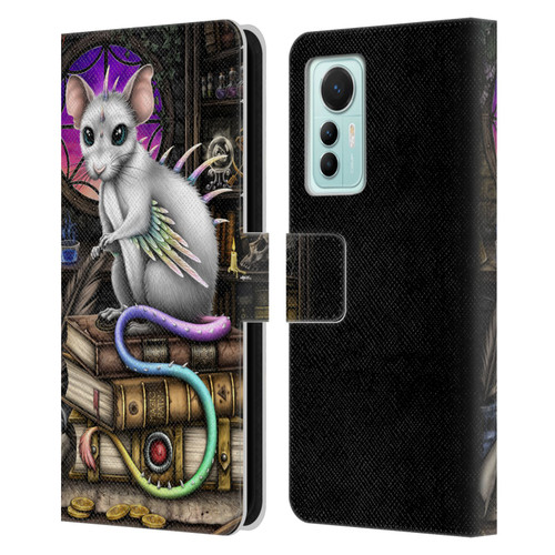 Sarah Richter Animals Alchemy Magic Rat Leather Book Wallet Case Cover For Xiaomi 12 Lite
