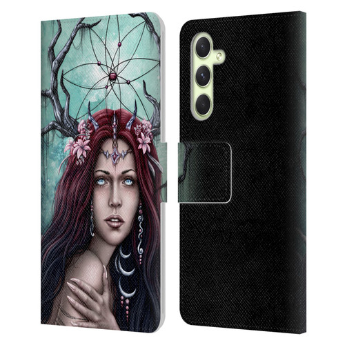 Sarah Richter Fantasy Fairy Girl Leather Book Wallet Case Cover For Samsung Galaxy A54 5G