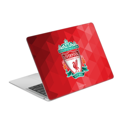 Liverpool Football Club Art Crest Red Geometric Vinyl Sticker Skin Decal Cover for Apple MacBook Air 13.3" A1932/A2179