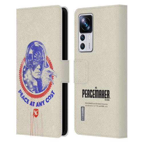 Peacemaker: Television Series Graphics Christopher Smith & Eagly Leather Book Wallet Case Cover For Xiaomi 12T Pro