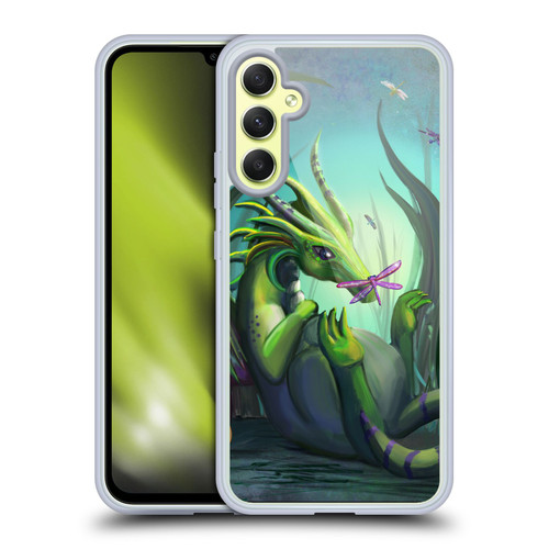 Rose Khan Dragons Baby Green Soft Gel Case for Samsung Galaxy A34 5G