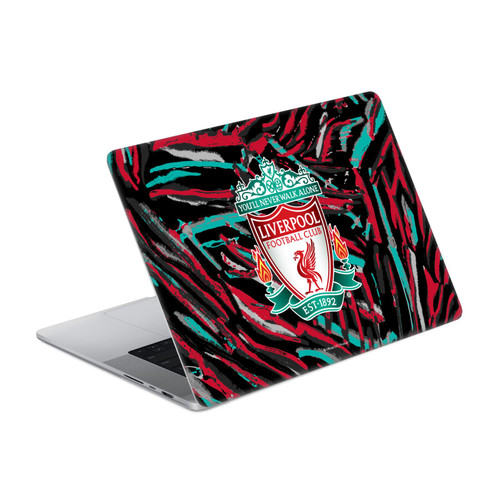 Liverpool Football Club Art Abstract Brush Vinyl Sticker Skin Decal Cover for Apple MacBook Pro 14" A2442