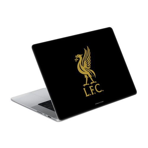 Liverpool Football Club Art Liver Bird Gold On Black Vinyl Sticker Skin Decal Cover for Apple MacBook Pro 14" A2442