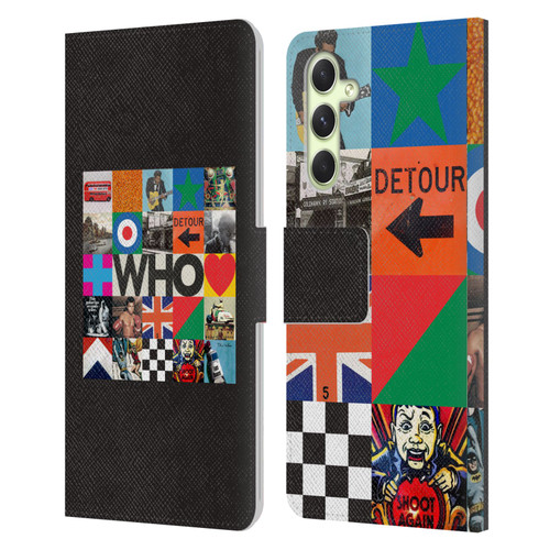 The Who 2019 Album Square Collage Leather Book Wallet Case Cover For Samsung Galaxy A54 5G