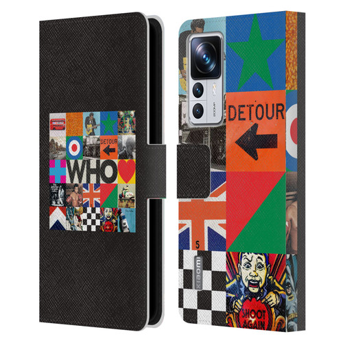 The Who 2019 Album Square Collage Leather Book Wallet Case Cover For Xiaomi 12T Pro