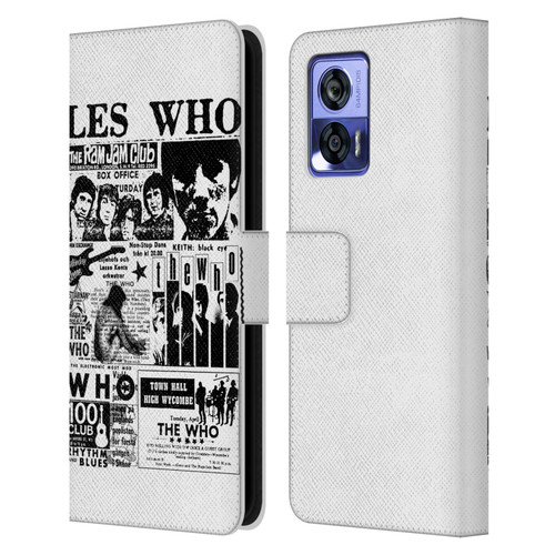 The Who Band Art Les Who Leather Book Wallet Case Cover For Motorola Edge 30 Neo 5G