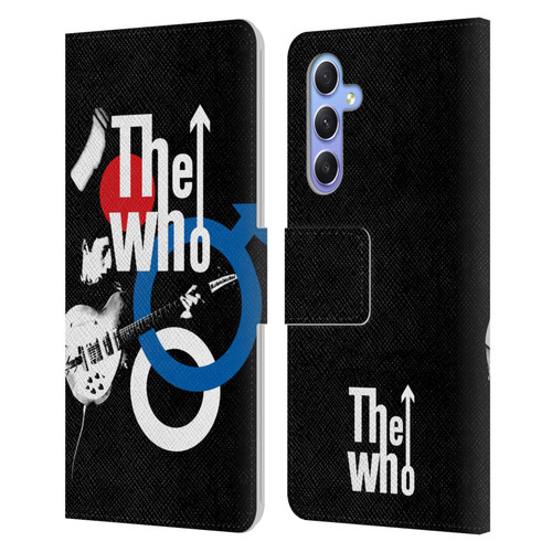 The Who Band Art Maximum R&B Leather Book Wallet Case Cover For Samsung Galaxy A34 5G