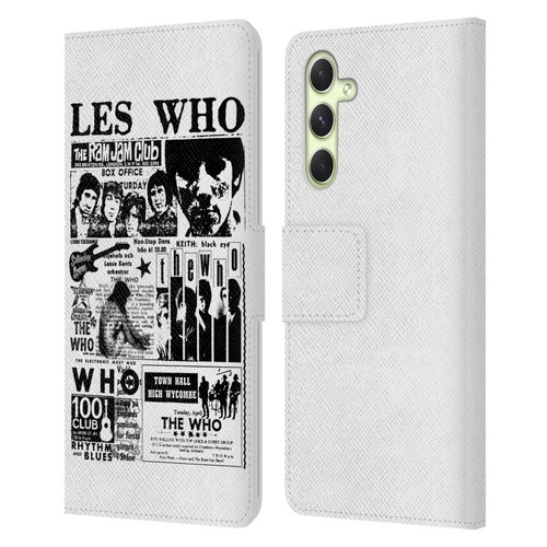 The Who Band Art Les Who Leather Book Wallet Case Cover For Samsung Galaxy A54 5G
