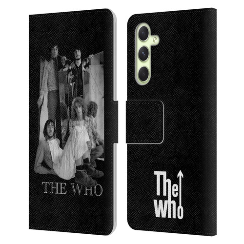 The Who Band Art Mirror Mono Distress Leather Book Wallet Case Cover For Samsung Galaxy A54 5G