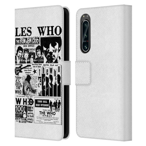 The Who Band Art Les Who Leather Book Wallet Case Cover For Sony Xperia 5 IV