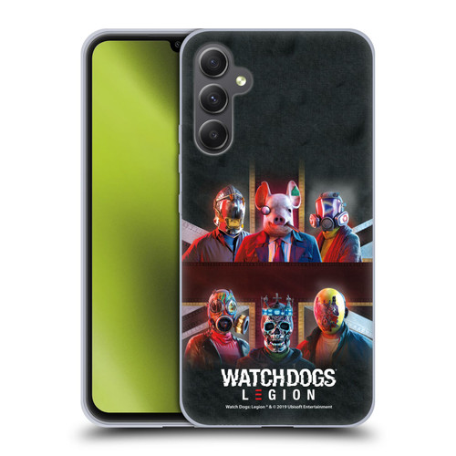 Watch Dogs Legion Artworks Flag Soft Gel Case for Samsung Galaxy A34 5G