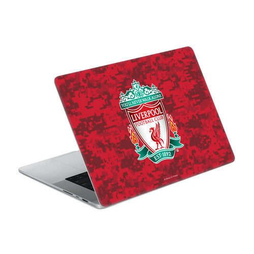 Liverpool Football Club Art Crest Red Mosaic Vinyl Sticker Skin Decal Cover for Apple MacBook Pro 16" A2485