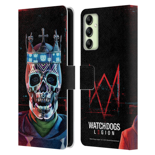 Watch Dogs Legion Key Art Ded Sec Leather Book Wallet Case Cover For Samsung Galaxy A14 5G