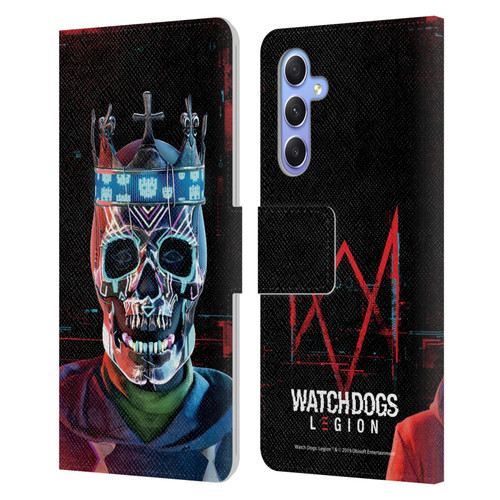 Watch Dogs Legion Key Art Ded Sec Leather Book Wallet Case Cover For Samsung Galaxy A34 5G