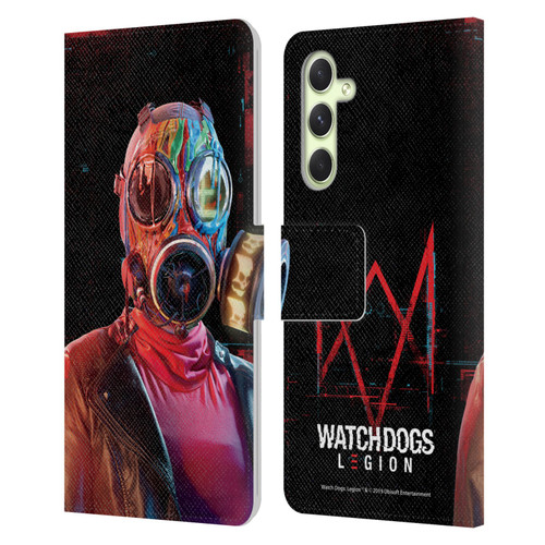 Watch Dogs Legion Key Art Alpha2zero Leather Book Wallet Case Cover For Samsung Galaxy A54 5G
