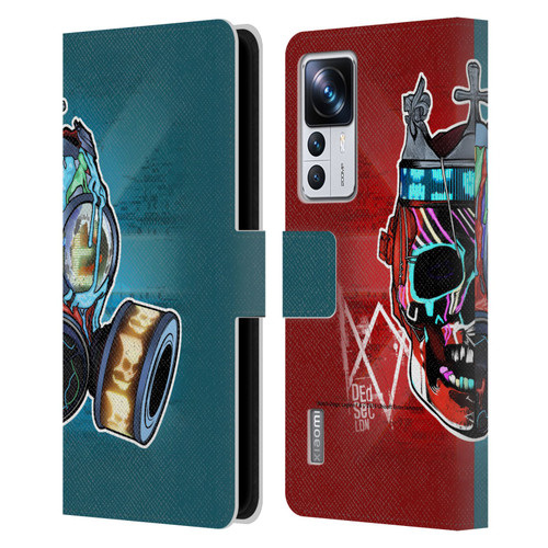 Watch Dogs Legion Street Art Flag Leather Book Wallet Case Cover For Xiaomi 12T Pro