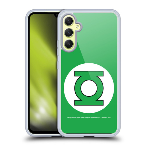 Green Lantern DC Comics Logos Classic Soft Gel Case for Samsung Galaxy A34 5G