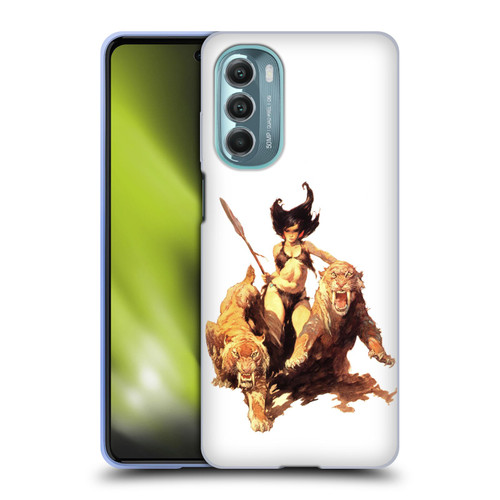Frank Frazetta Fantasy The Huntress Soft Gel Case for Motorola Moto G Stylus 5G (2022)