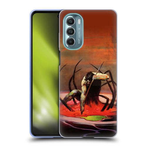 Frank Frazetta Fantasy The Spider King Soft Gel Case for Motorola Moto G Stylus 5G (2022)