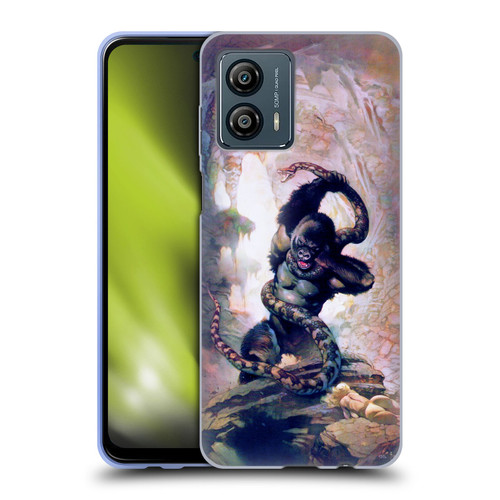 Frank Frazetta Fantasy Gorilla With Snake Soft Gel Case for Motorola Moto G53 5G